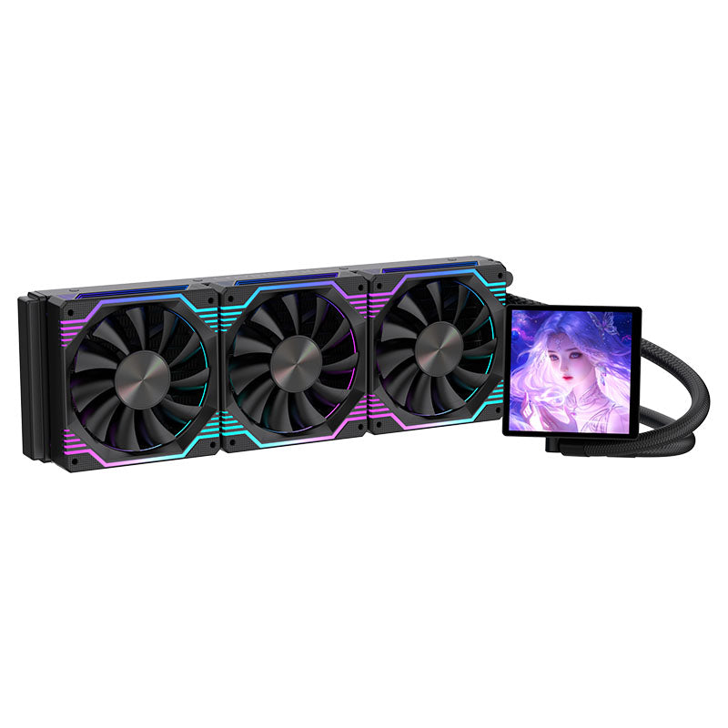 Lovingcool 360mm ARGB Liquid Cooler with LCD Screen