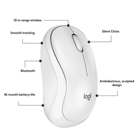 LOGITECH M240 Silent BT Mouse [Off White]