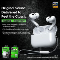 WEKOME Liton Series TWS Wireless Earpods (White) WS-25