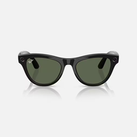Ray-Ban Meta Skyler Smart Glasses w/ Meta AI G-15 Green Lens / Shiny Black US