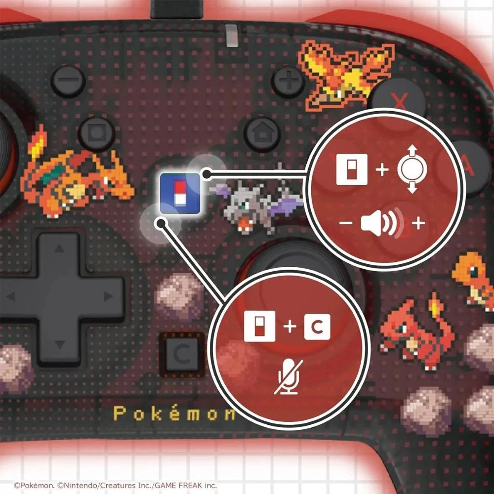 Hori Wired Horipad Pokemon Pixel Series for Nintendo Switch 2