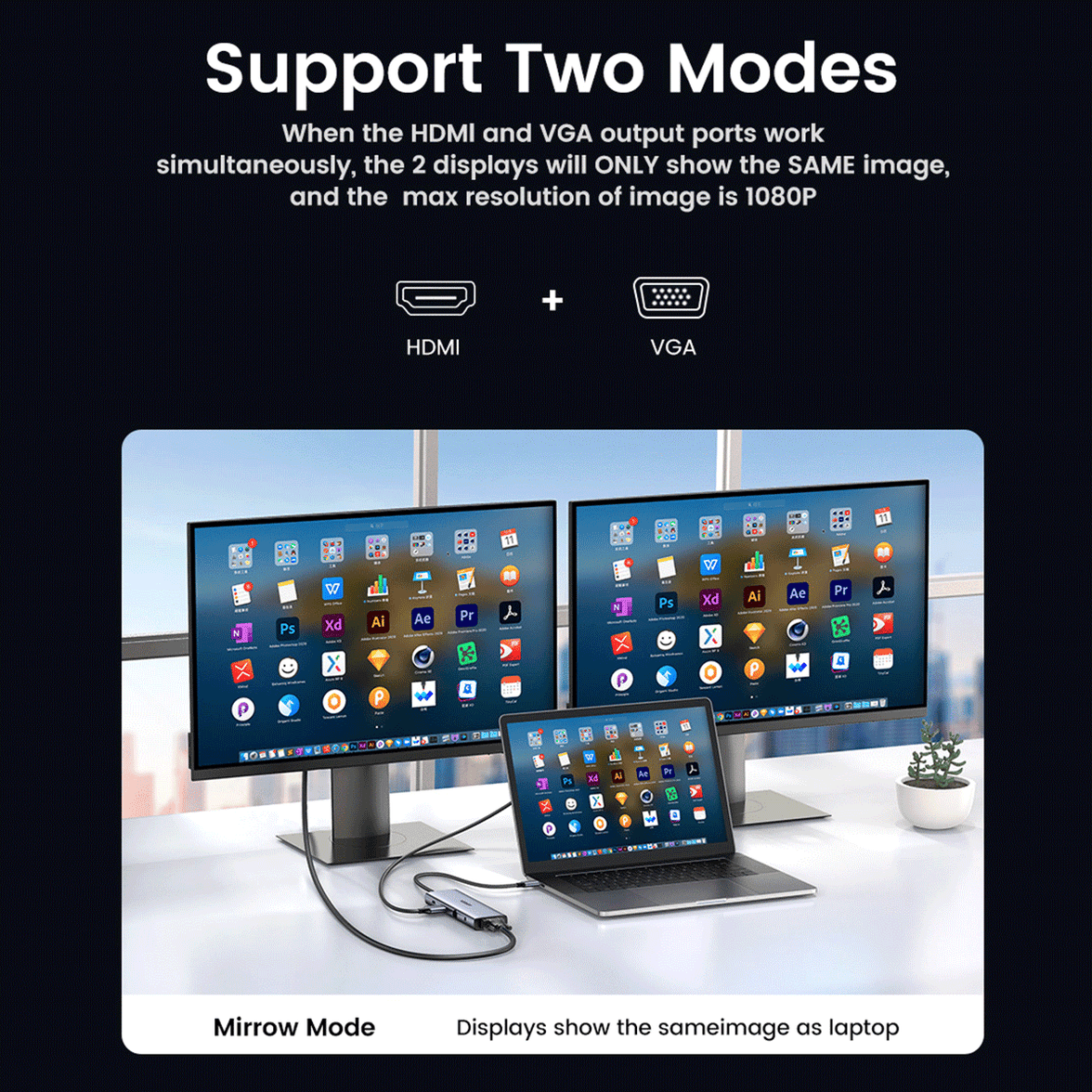 UGREEN USB-C 9-In-1 Multifunction Adapter - 15cm [CM498/15600]