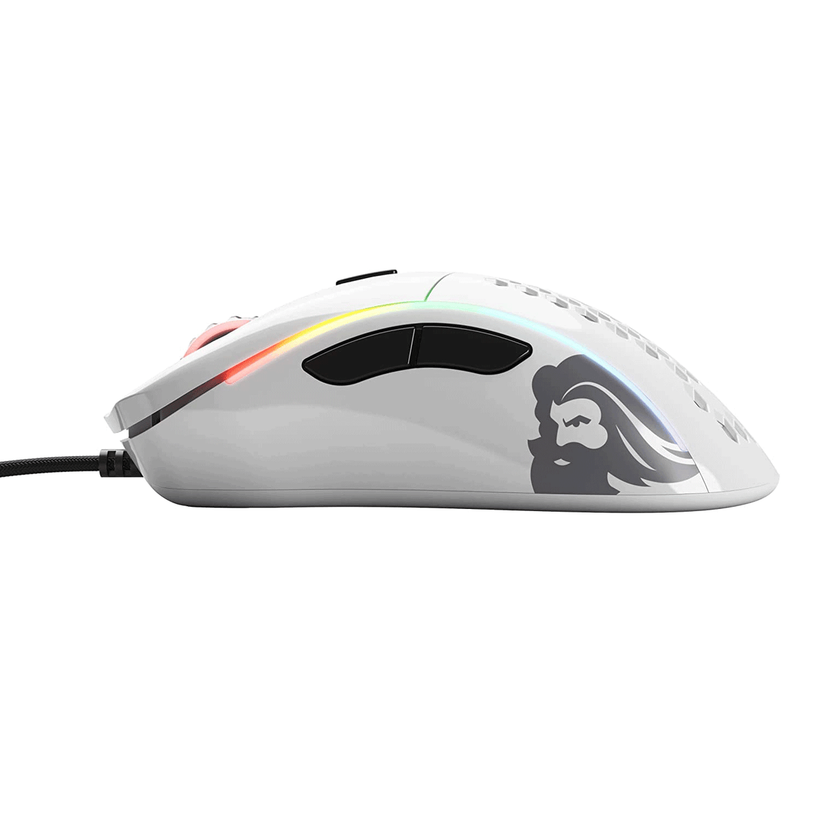 Glorious Model D Wired RGB Gaming Mouse [Glossy White]