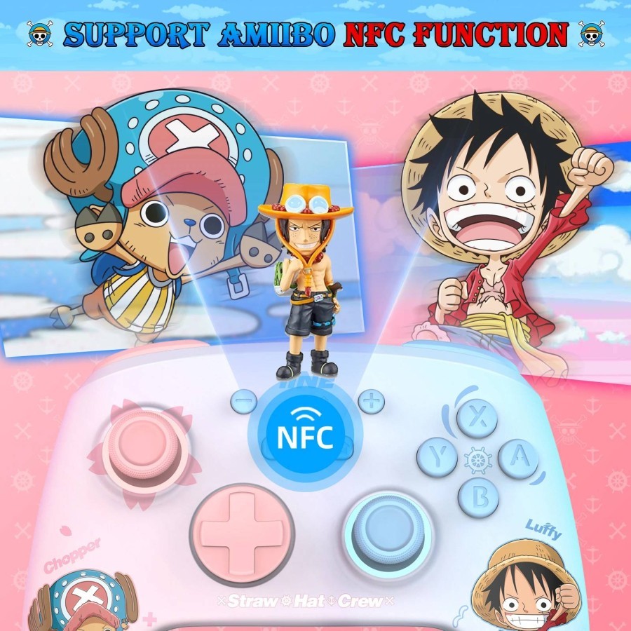 IINE Wireless Pro Controller Luffy & Chopper for NSW/PC [L909]