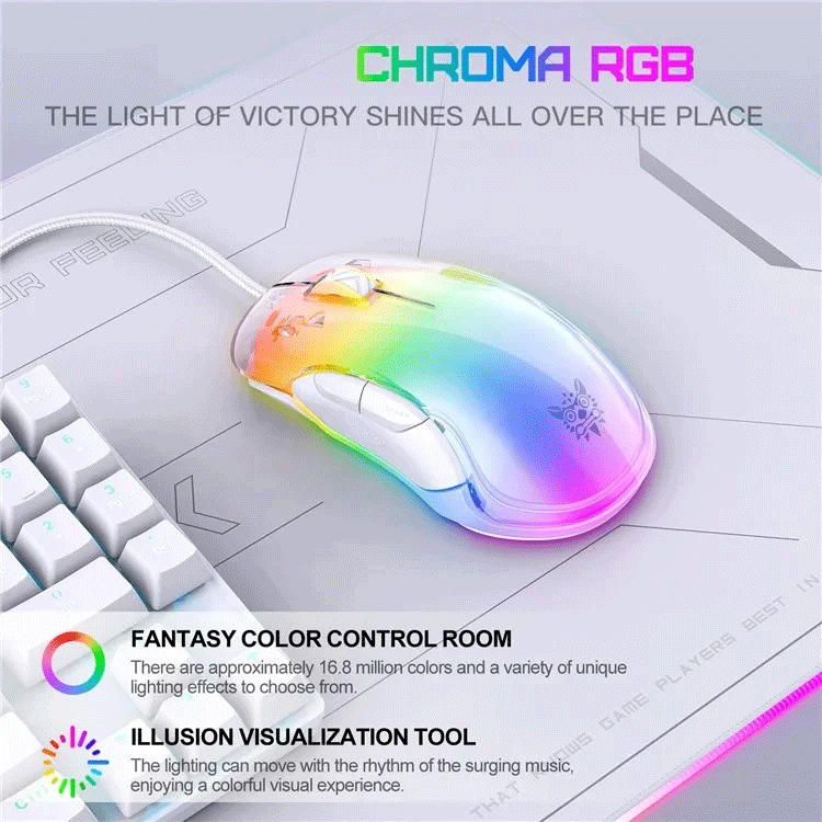 Onikuma CW925 RGB Wired eSports Gaming Mouse
