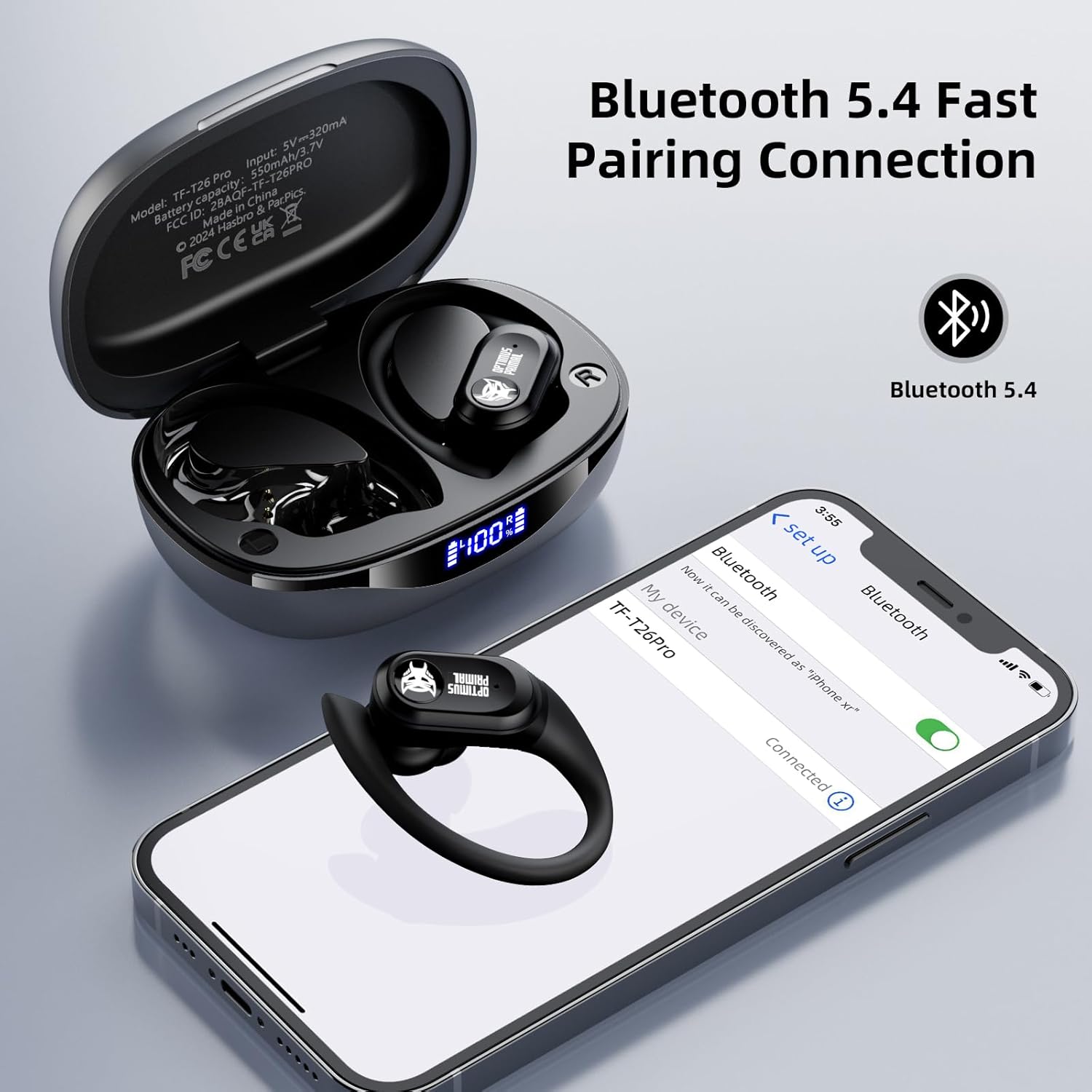 Transformers TF-T26 Pro Bluetooth Earphone HIFI - Waterproof