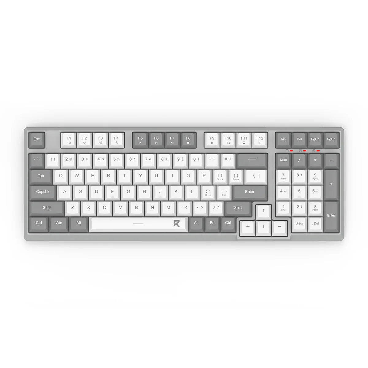 Redragon Scissor Wireless Office Keyboard White-Gray (BK-7114WG)