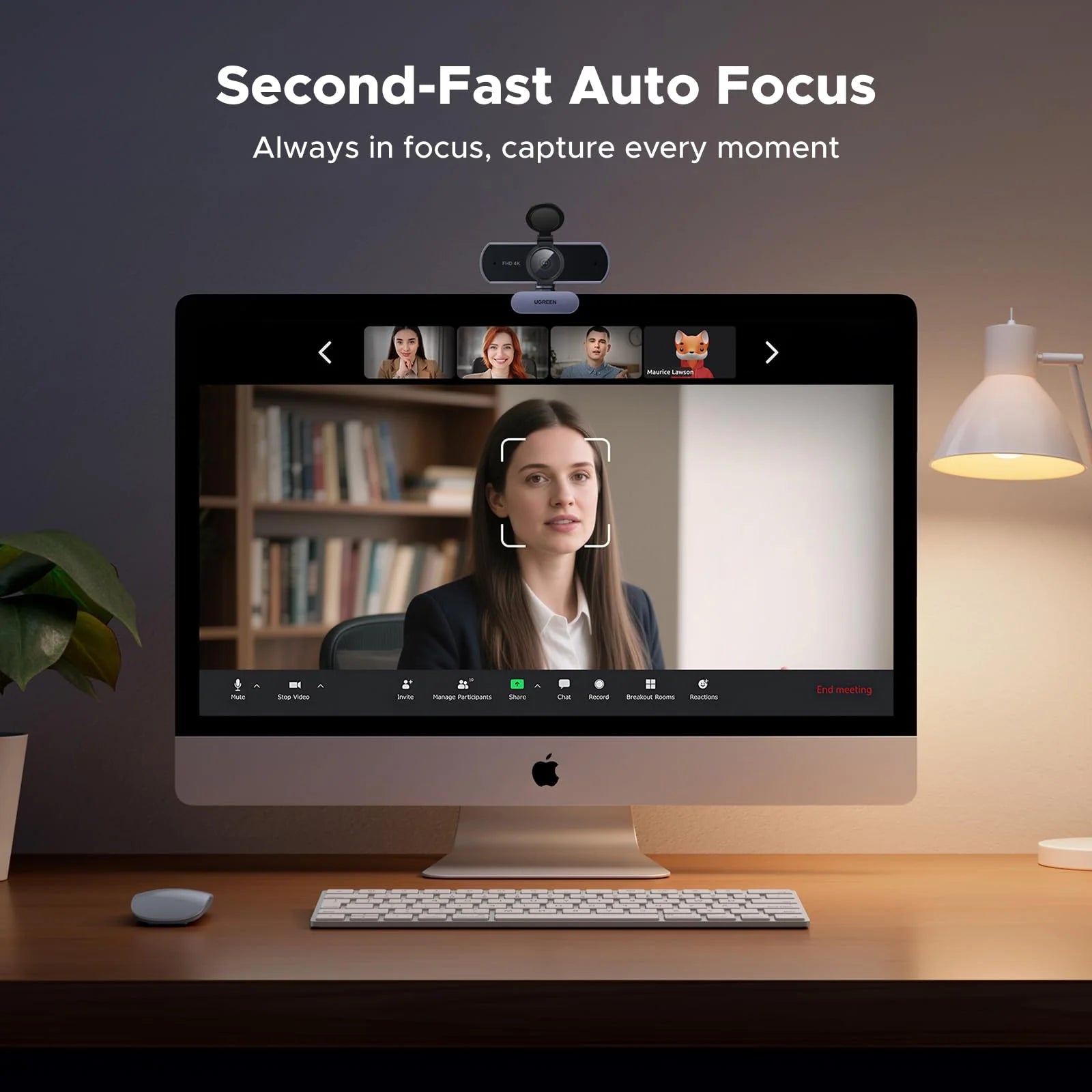 Ugreen 4K 30FPS USB Ultra HD Webcam (CM831/65381)