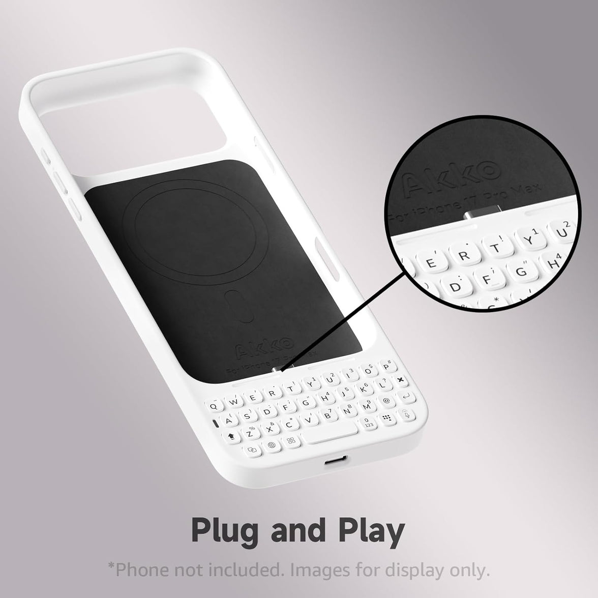 Akko MetaKey Phone Case Keyboard for IPhone 17 Pro Max