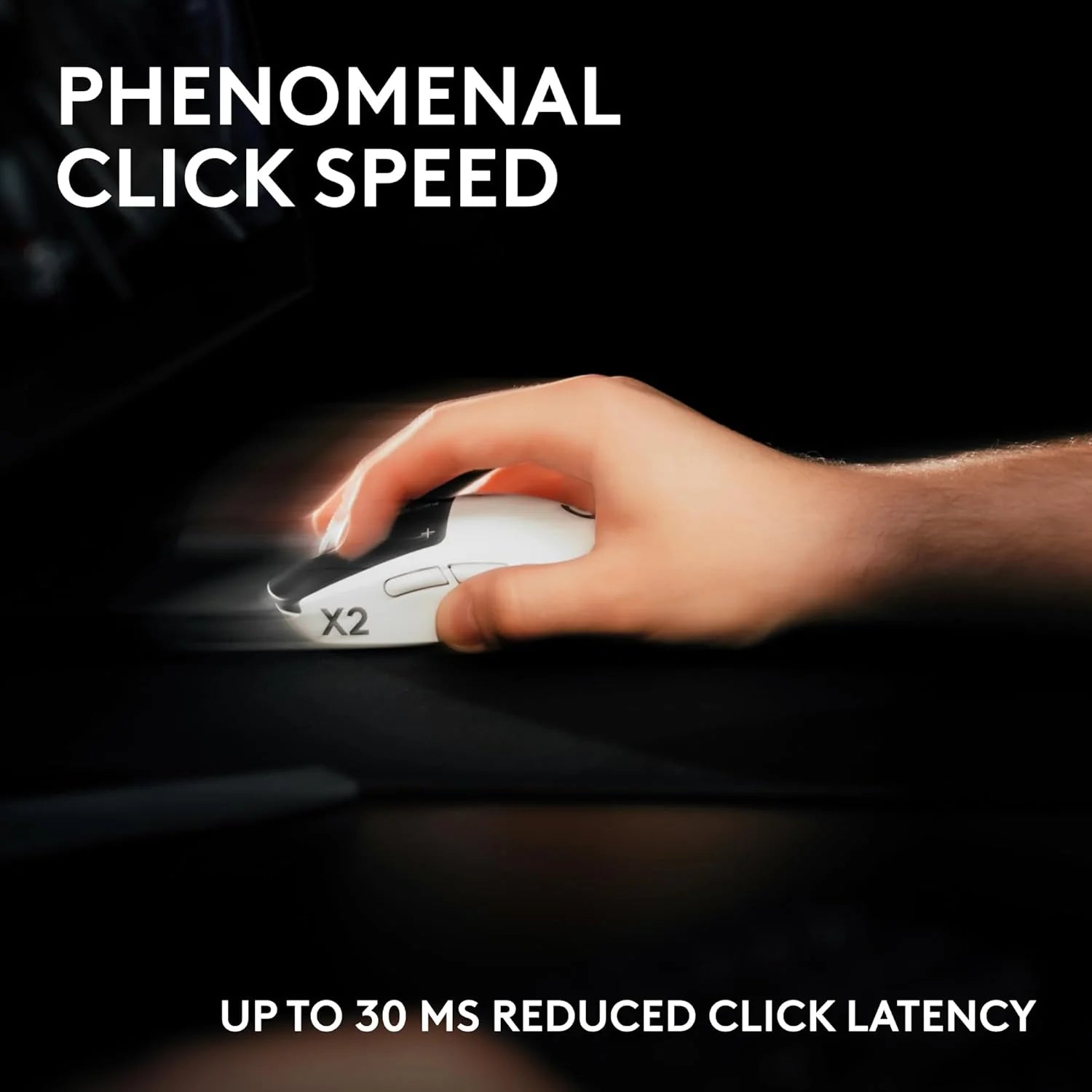 Logitech PRO X2 Superstrike Lightspeed Wireless Gaming Mouse