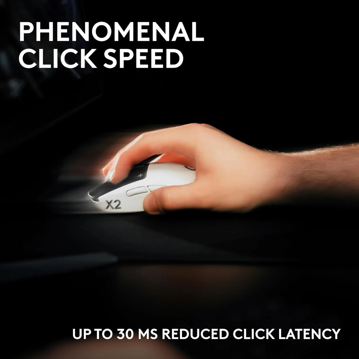 Logitech PRO X2 Superstrike Lightspeed Wireless Gaming Mouse