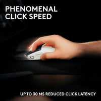 Logitech PRO X2 Superstrike Lightspeed Wireless Gaming Mouse