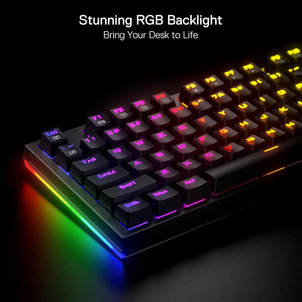 Redragon Argo Full-Size Hot-Swappable RGB Wired Mechanical Keyboard (D ...