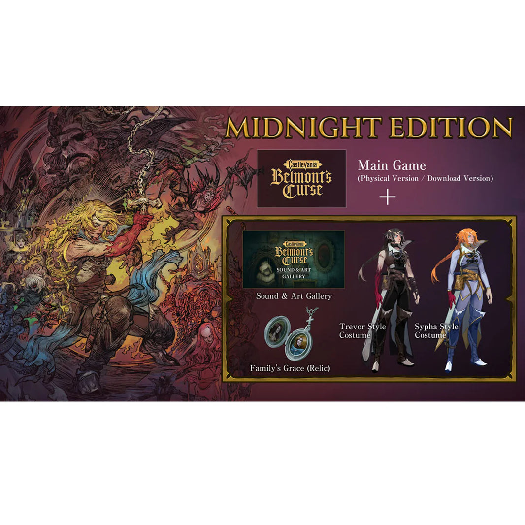 [PRE-ORDER] PlayStation 5 Castlevania: Belmont's Curse Midnight Edition (ASI)