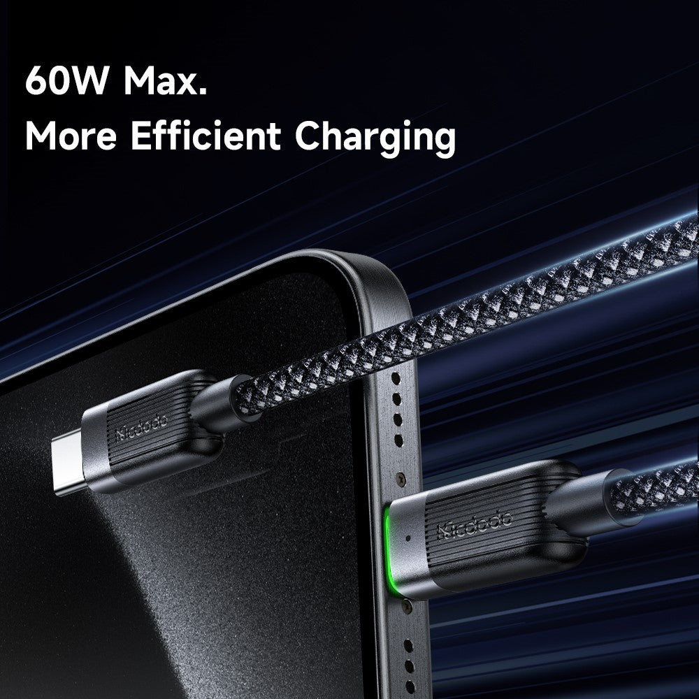 Mcdodo USB-C to USB-C 60W Magnetic Self-Winding Data Cable 1.2m CA-2000