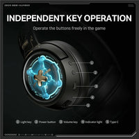 Onikuma GT802 Space Capsule Tri-Mode Wireless Gaming Headset Black