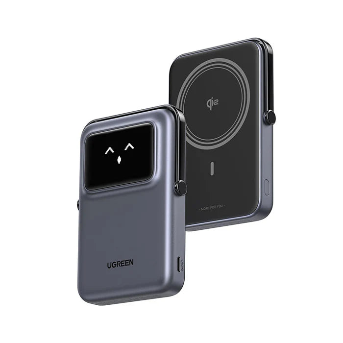 UGREEN Uno 10000mAh Mini Magnetic Wireless 20W Power Bank with Built-in Stand