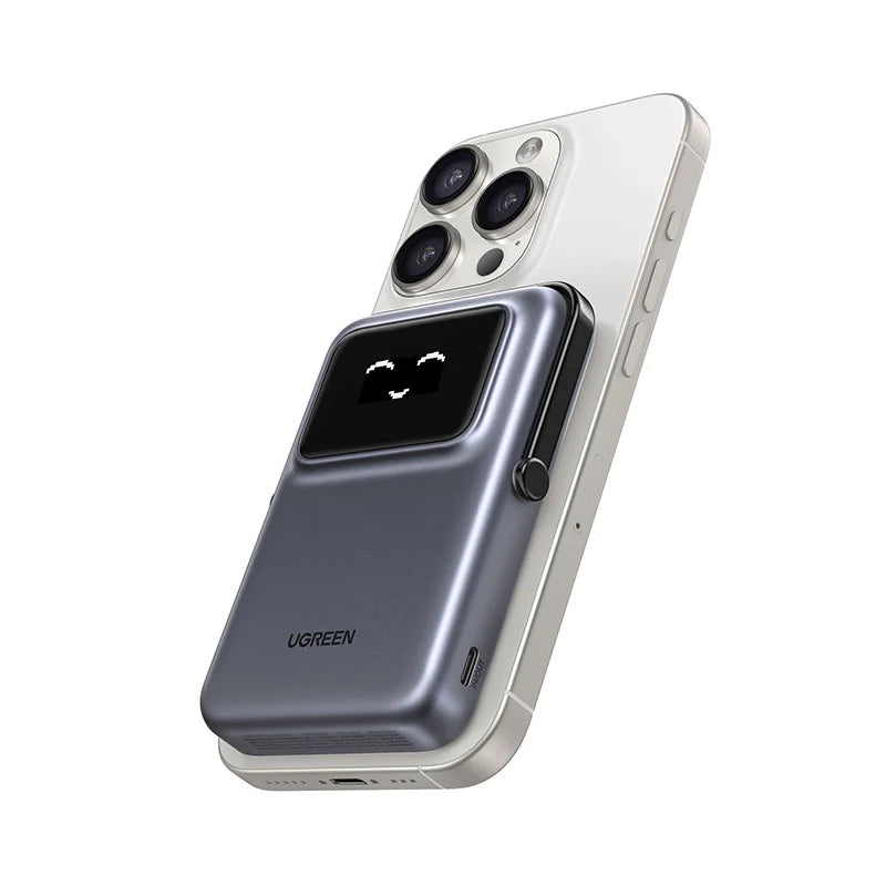 UGREEN Uno 10000mAh Mini Magnetic Wireless 20W Power Bank with Built-in Stand