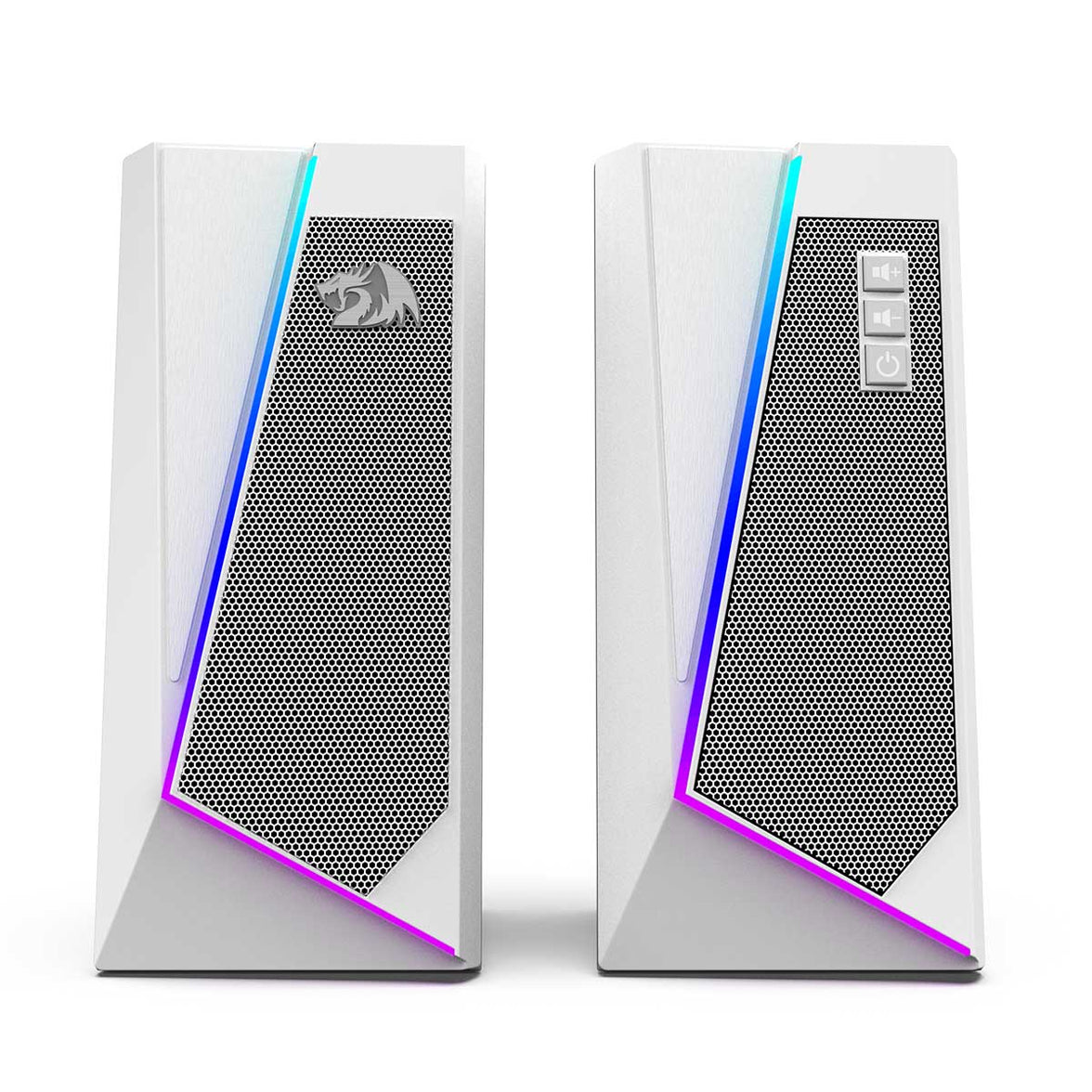 Redragon Anvil Stereo Gaming Speaker White GS520W