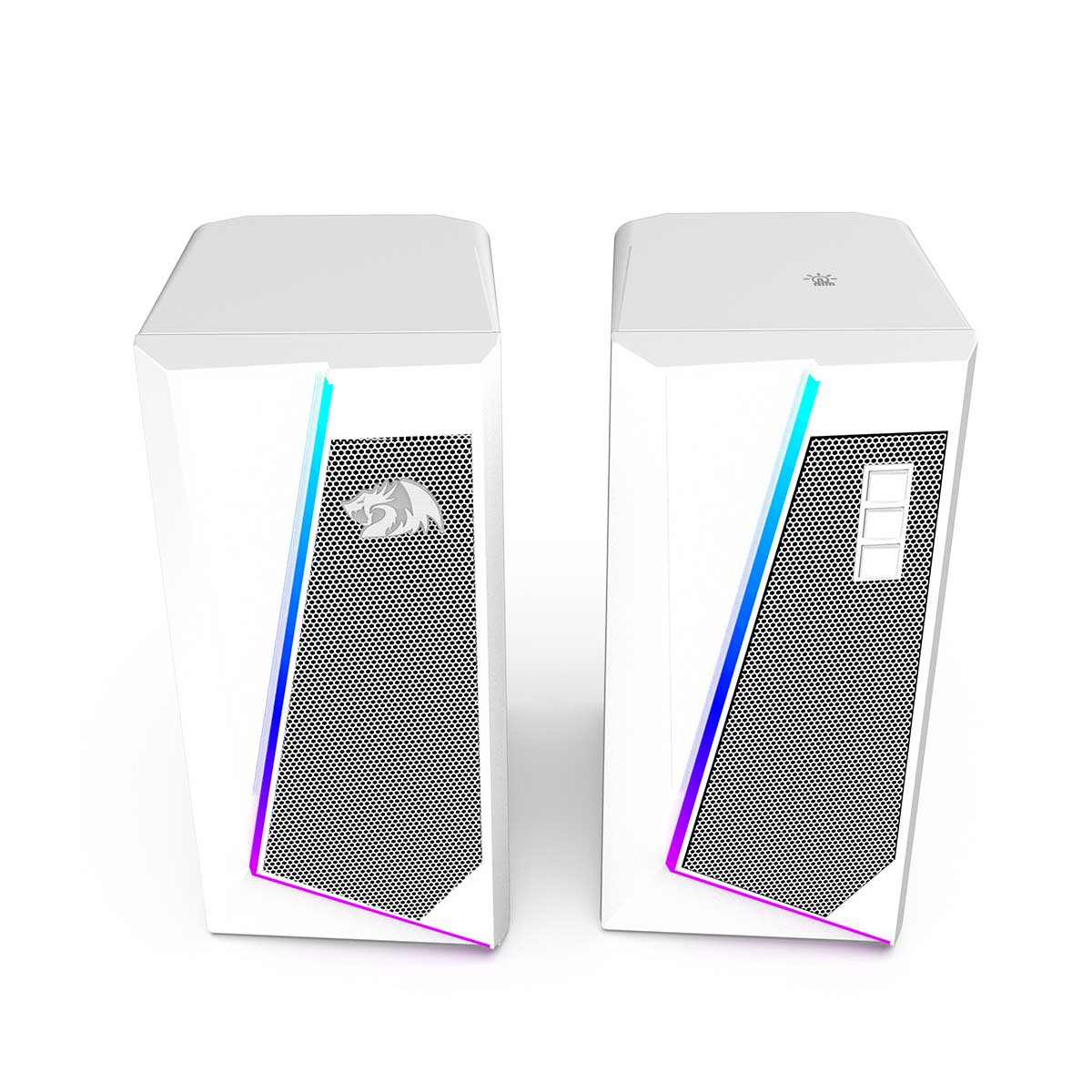 Redragon Anvil Stereo Gaming Speaker White GS520W