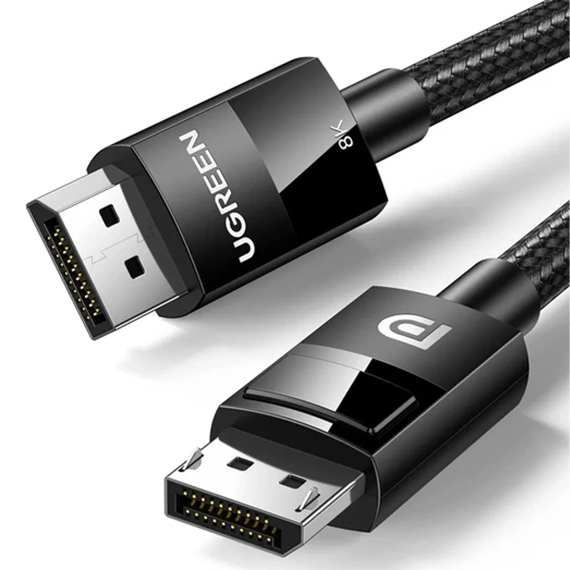 UGREEN DP 1.4 Male To Male Plastic Case Braided Cable