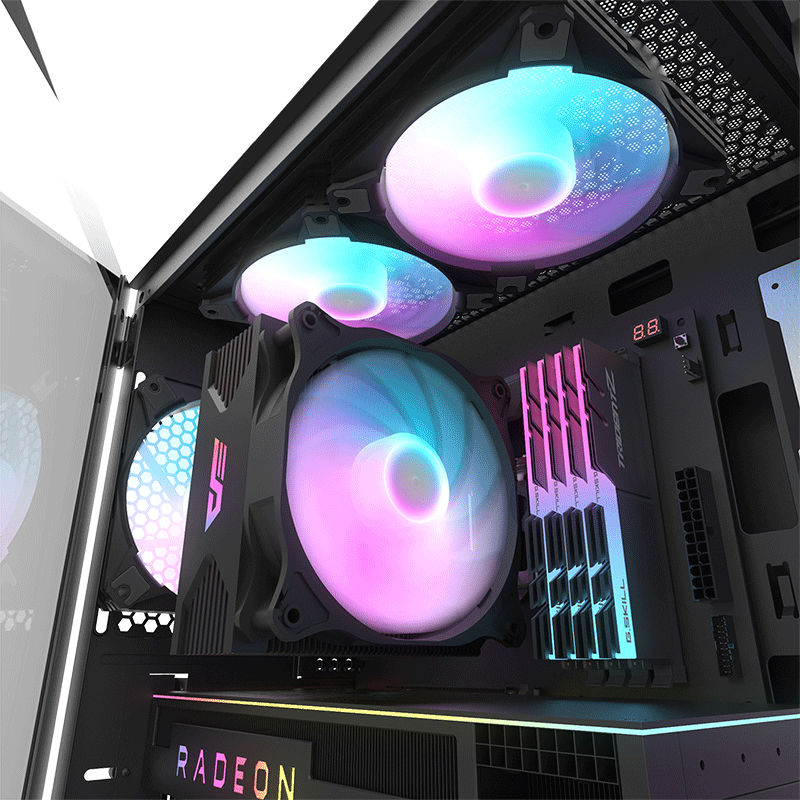 DarkFlash DLM21 Mesh MATX PC Tower Case