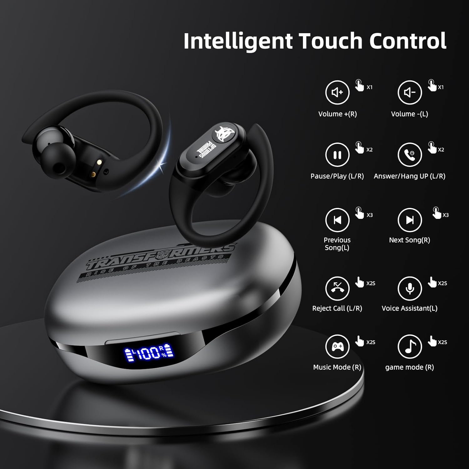 Transformers TF-T26 Pro Bluetooth Earphone HIFI - Waterproof