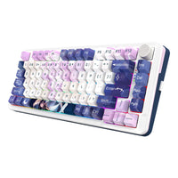 Redragon Cyrus Pro Tri-Mode Gaming Keyboard Violet-White (K681ACG-RGB-PRO)