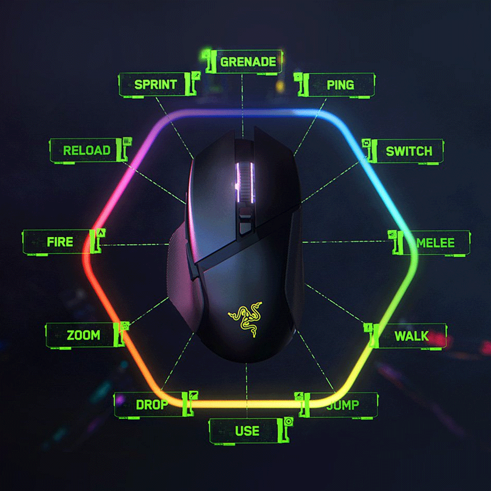 Razer Basilisk V3 Pro 35K Ergonomic Wireless Gaming Mouse
