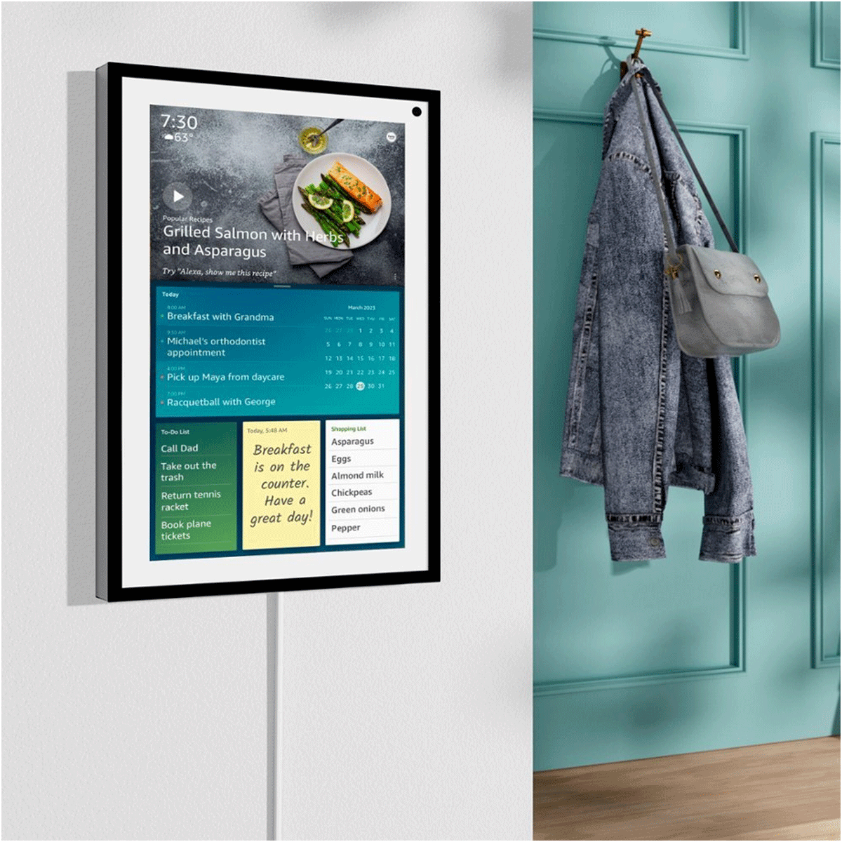 Amazon Echo Show 15 FHD 15.6" Smart Display with Alexa Black