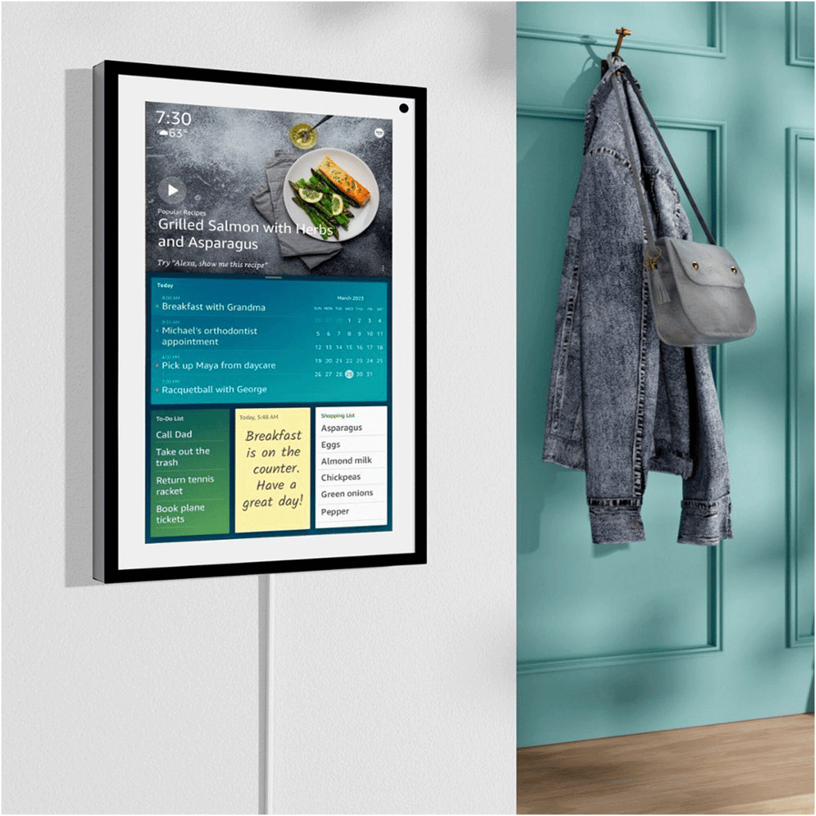 Amazon Echo Show 15 FHD 15.6" Smart Display with Alexa Black