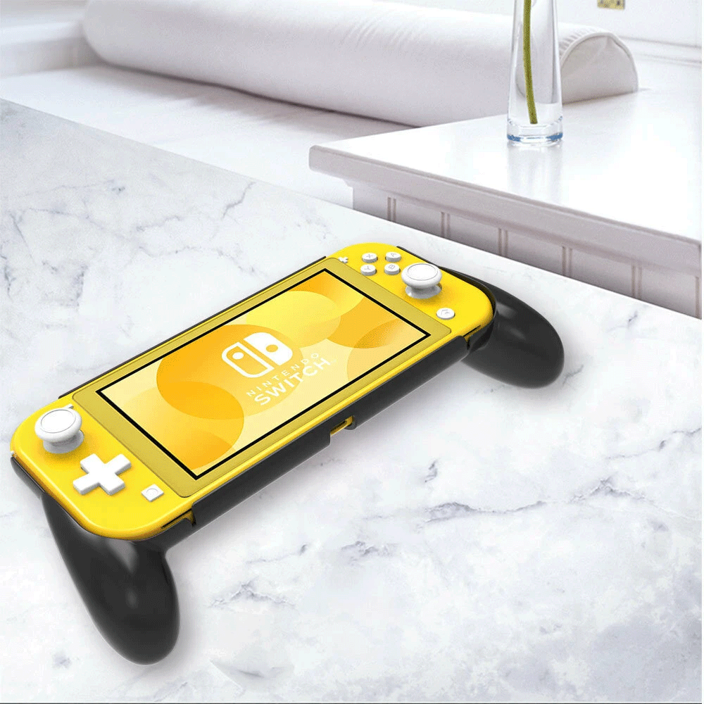 JYS Protective Case Handle grip for Nintendo Switch Lite [Black] [SL04]