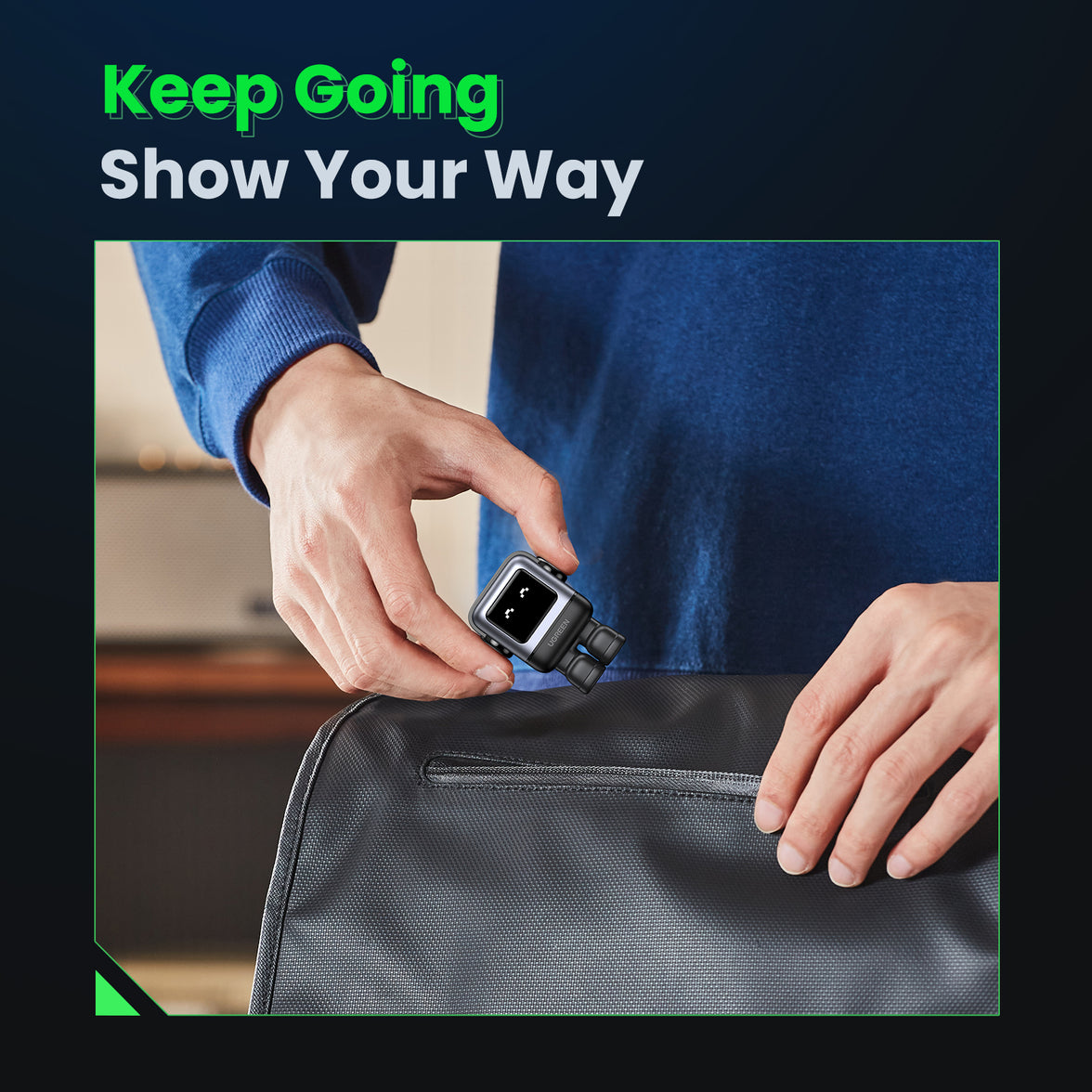 UGREEN Mini Robot Nexode 30W USB-C PD Gan Fast Charger [CD359]