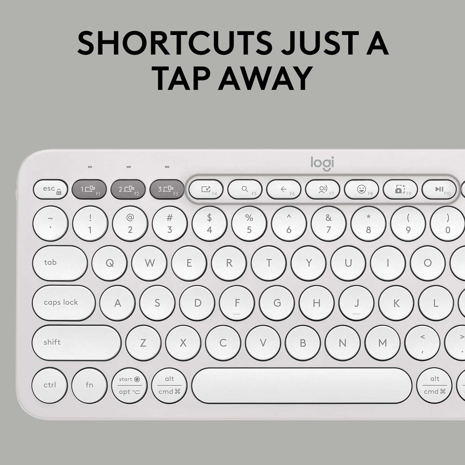 Logitech K380S Pebble Keys 2 Keyboard Tonal