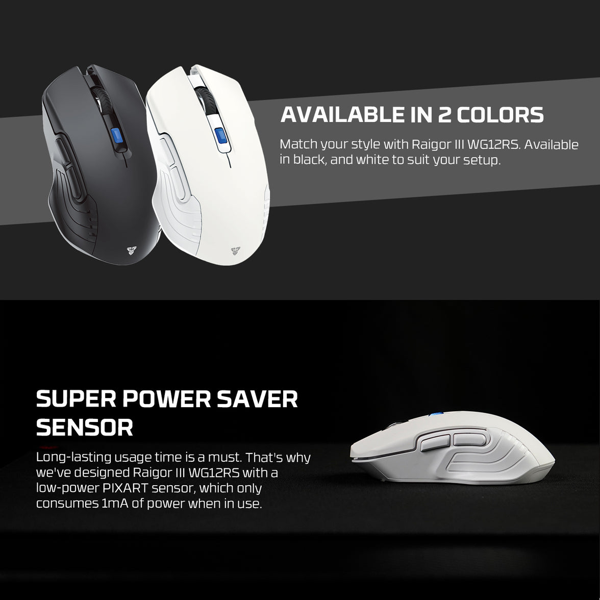 Fantech Raigor III Rechargeable Wireless Gaming Mouse (WG12RS)