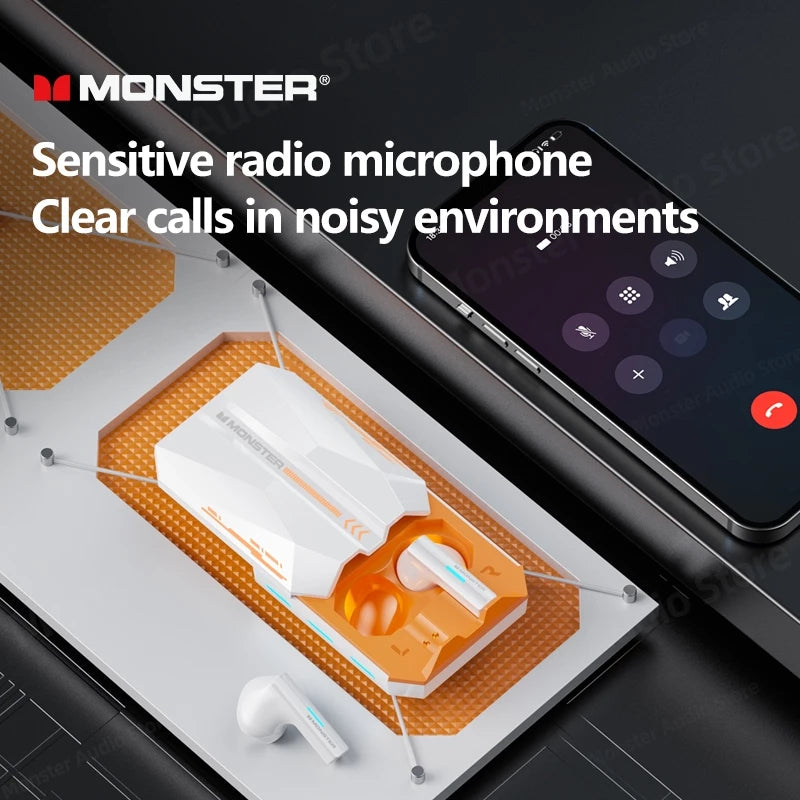 MONSTER XKT11 Bluetooth Earphone (Silver)