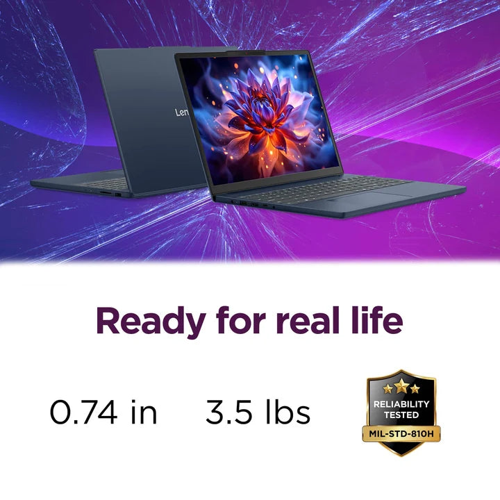 Lenovo IdeaPad Slim 3i 15.3" FHD Touchscreen Intel Core 7 350 16GB DDR5 RAM / 512GB SSD Intel Graphics Windows 11 Home Cosmic Blue 83RR0000US