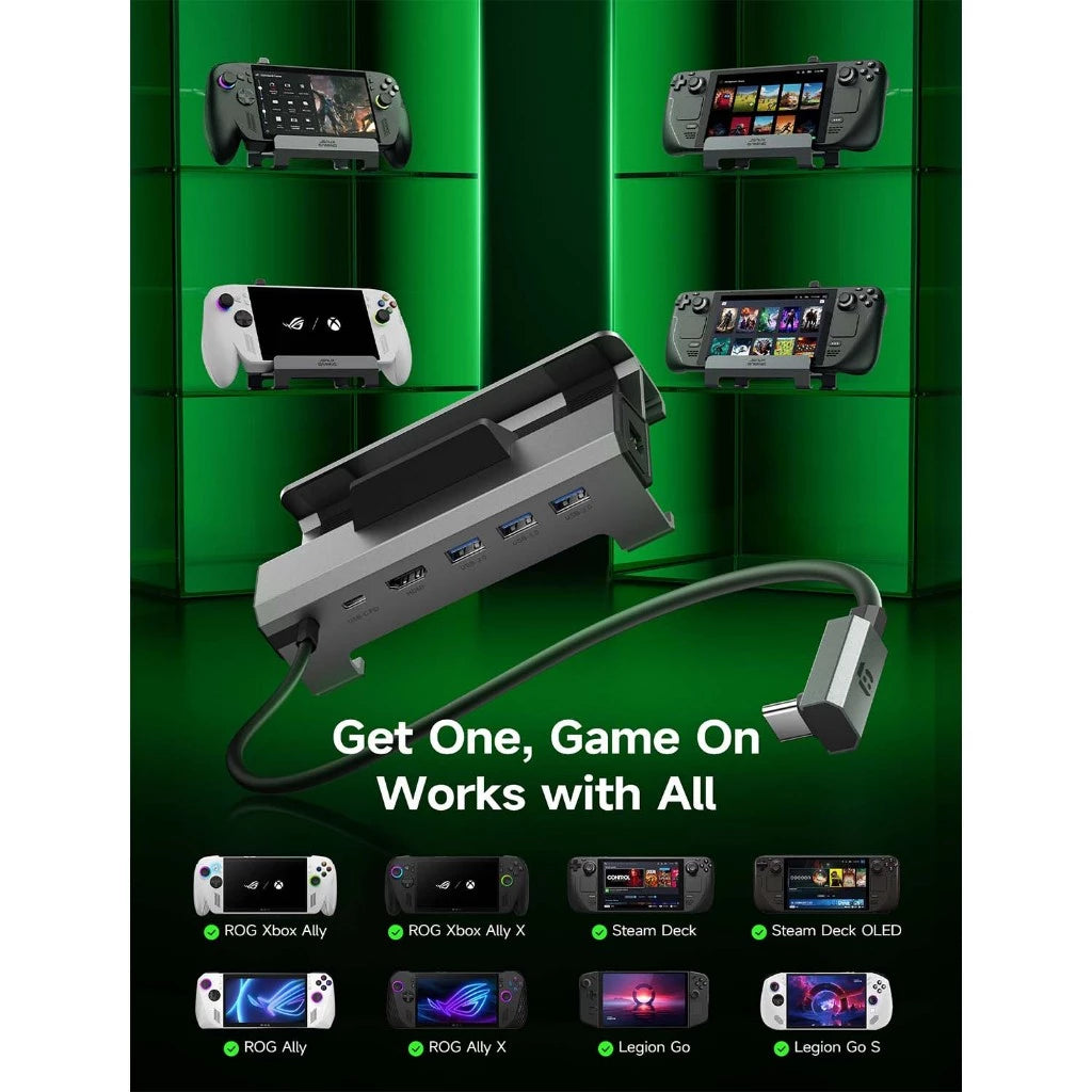 JSAUX 6-in-1 Docking Station for Xbox Ally X / Xbox Ally HB0612