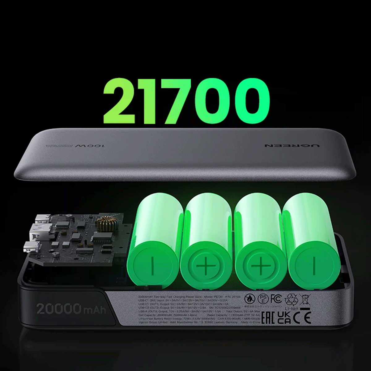 UGREEN 20000mAh 100W Powerbank [PB207/25188]
