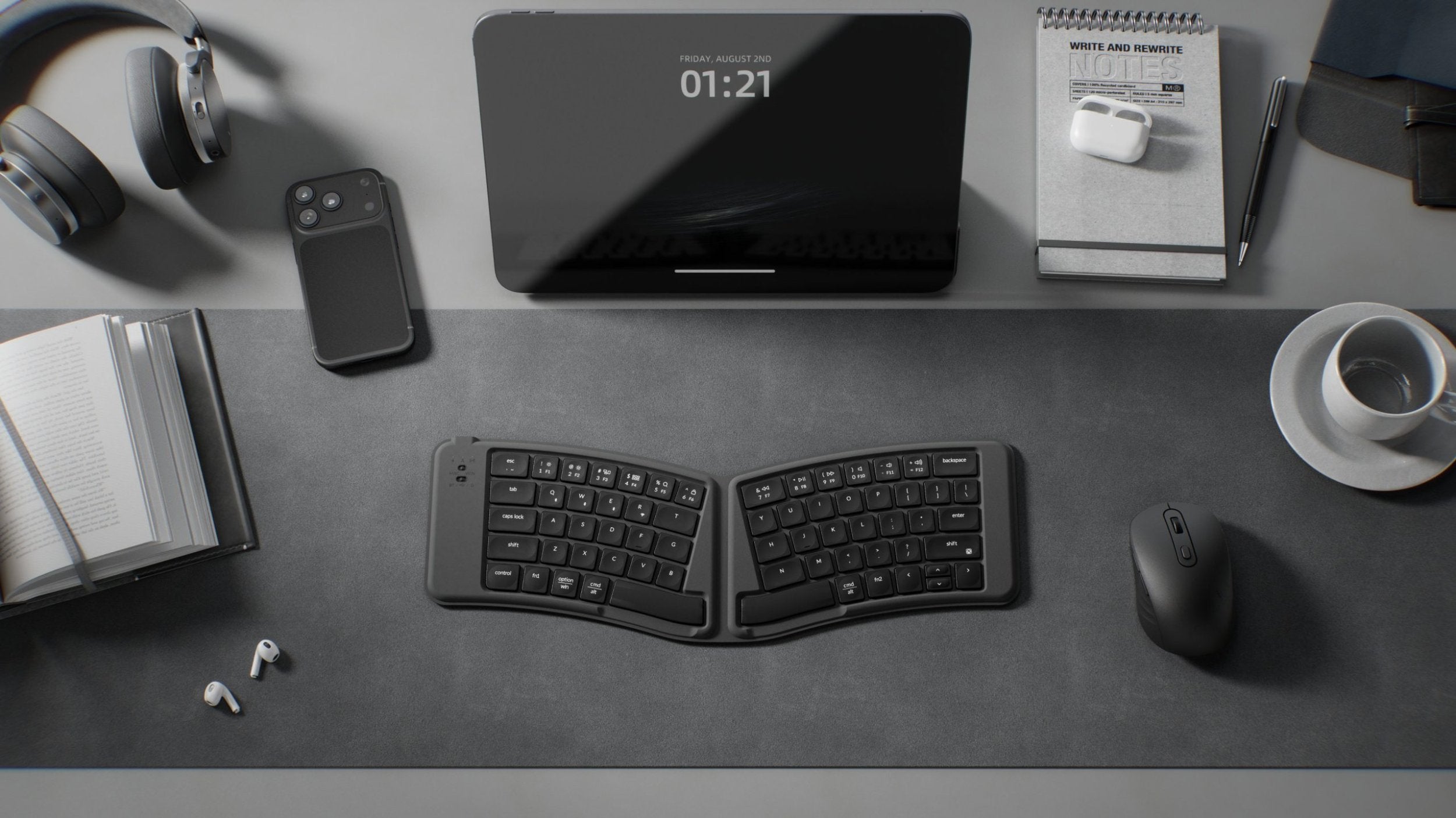 Keychron B11 Pro Ultra-Slim Wireless Foldable Keyboard (B11P-K1)