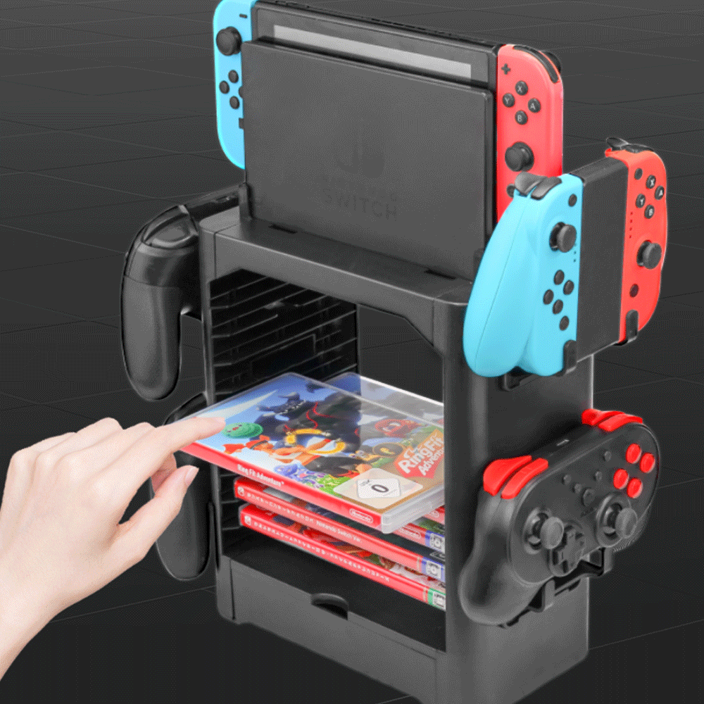 JYS OneStop Multifunctional Game Storage Tower for Nintendo Switch [N