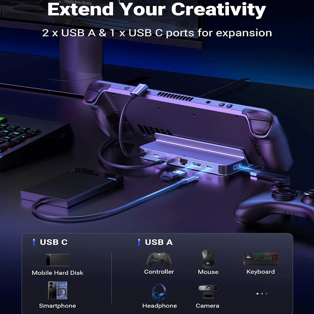 UGREEN USB-C Steam Deck Docking Station [CM666/15388]
