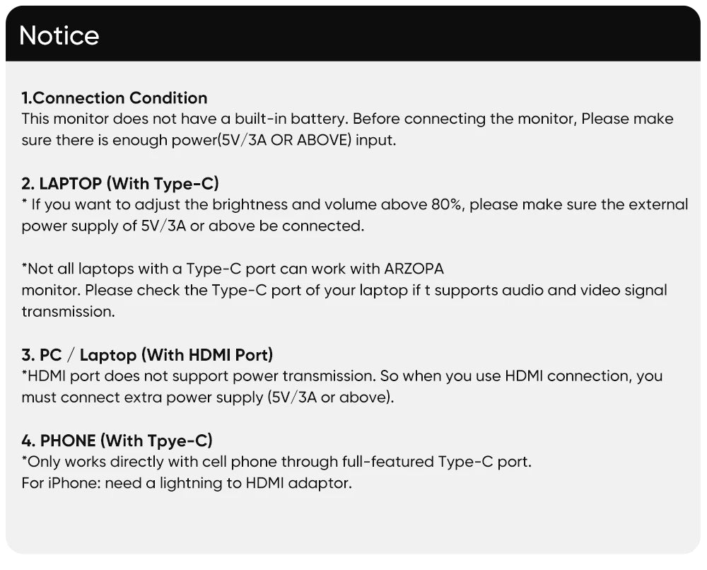 [PRE-ORDER] ARZOPA Z1RC Portable Monitor