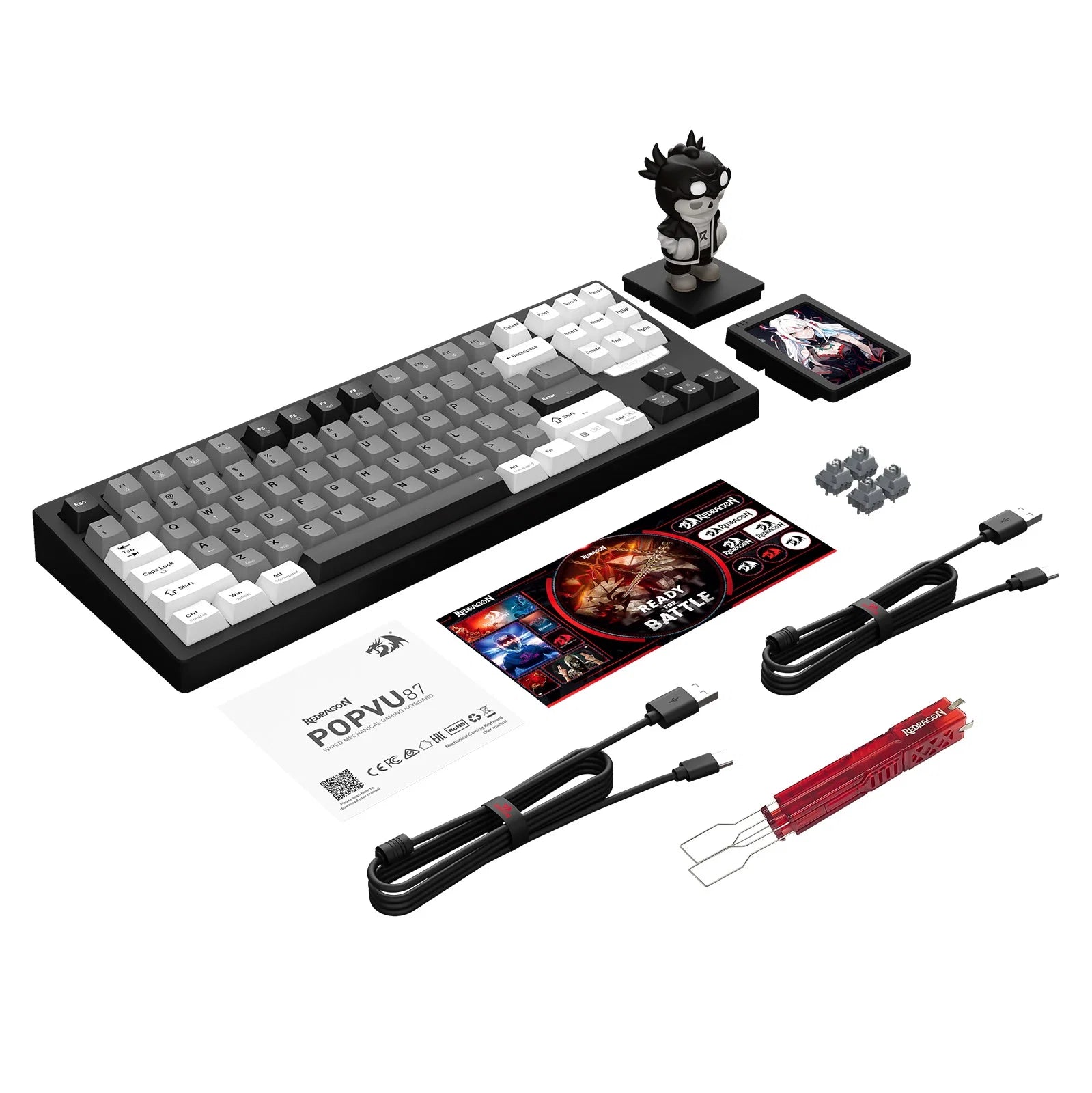 Redragon Popvu 87 Keys Wireless Mechanical Keyboard