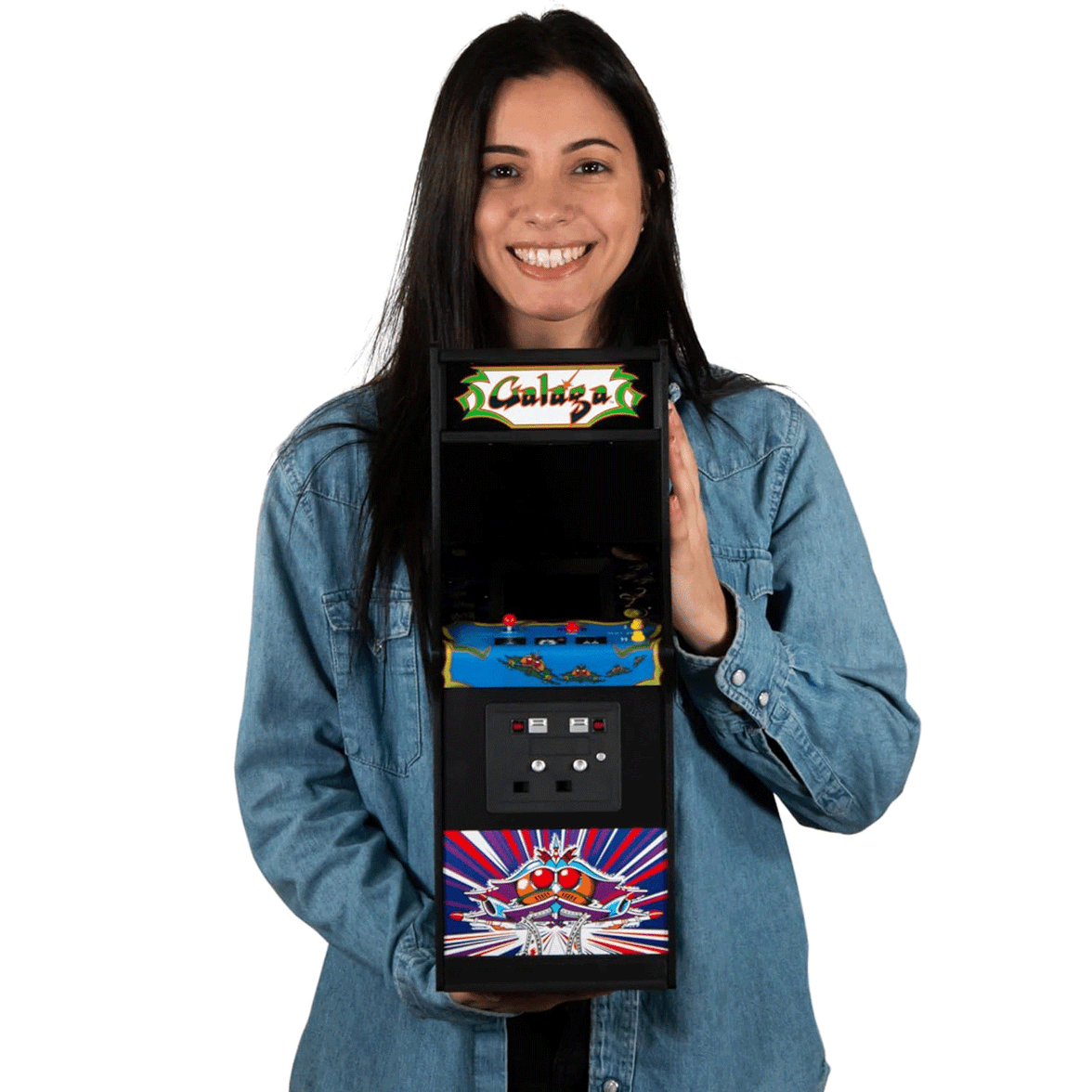 Galaga Quarter Scale Arcade Cabinet