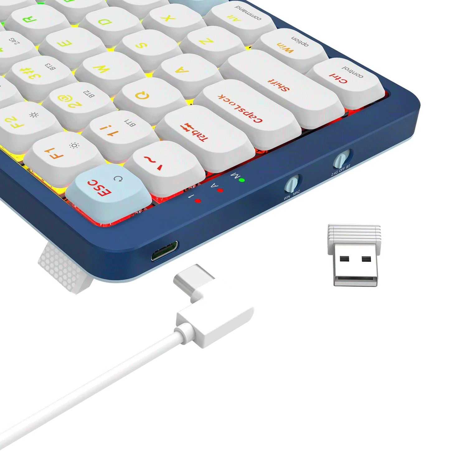 Redragon Eva Pro RGB Keyboard Red Switch (K684WB-RGB-Pro)