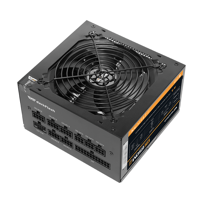 DarkFlash GS650 80+ Bronze Full Modular 650W PSU (Black)