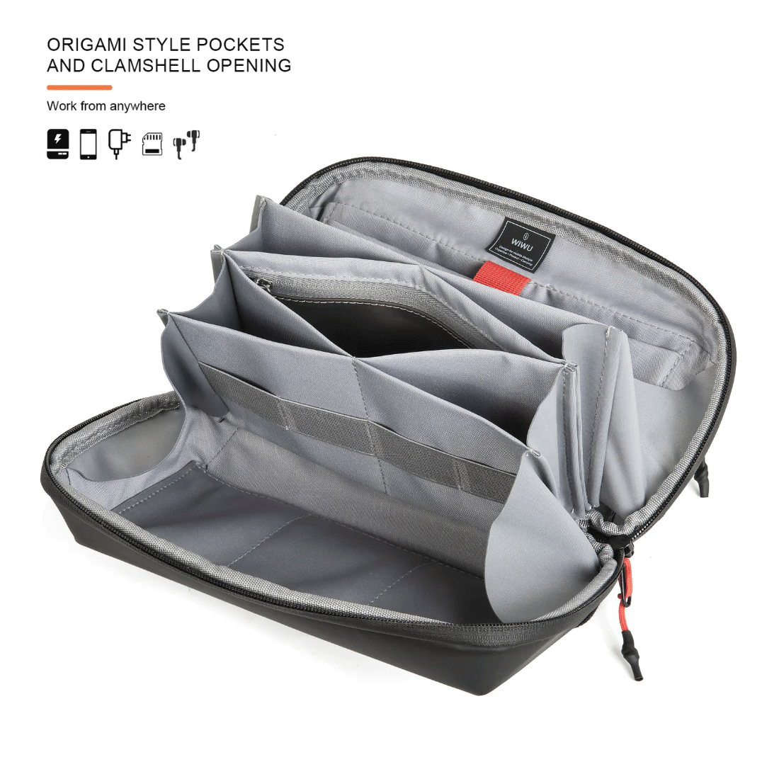 Wiwu Warriors Tech Pouch X Black