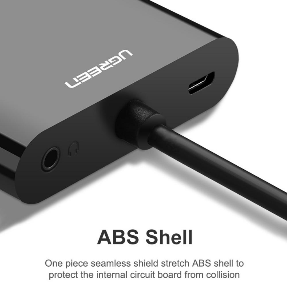 UGREEN HDMI To HDMI And VGA Converter - 30cm (Black) [CM101/40744]