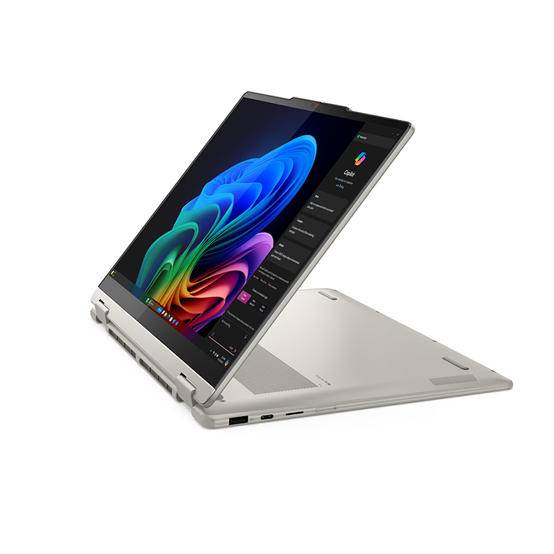 Lenovo Yoga 7 2-in-1 Copilot+ PC - 14" 2K OLED Touchscreen AMD Ryzen AI 5 -340 16GB LPDDR5X RAM / 512GB SSD AMD Radeon 840M Graphics Win 11 Seashell